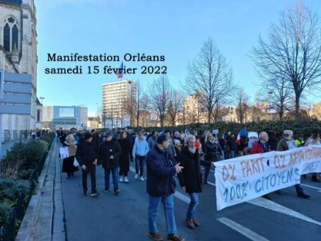 Manifestation à Orléans samedi 12 février 2022