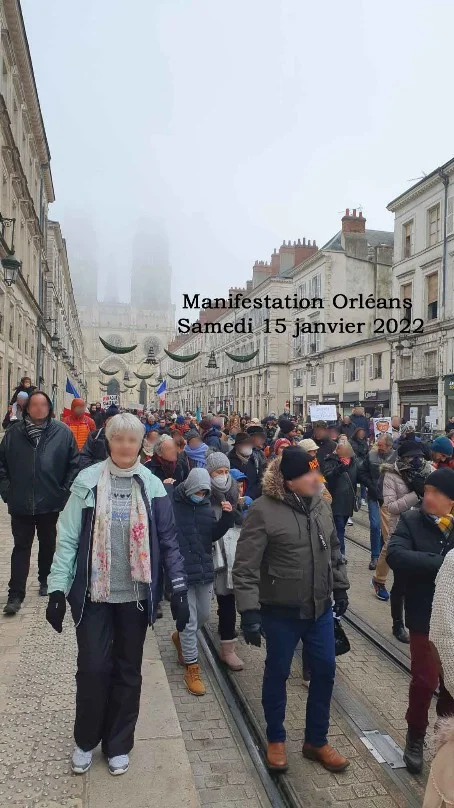 manifestation-orleans-samedi-15-janvier-2022-A Manifestation à Orléans samedi 15 janvier 2022