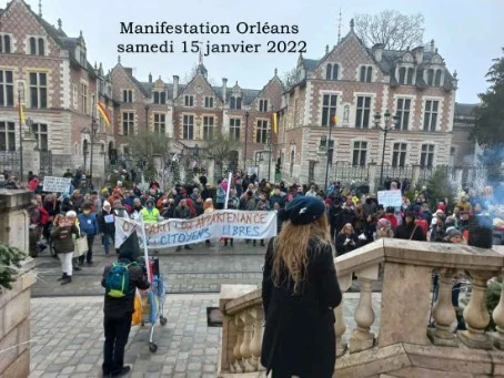 Manifestation à Orléans samedi 15 janvier 2022
