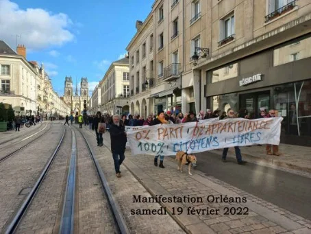 Manifestation à Orléans samedi 19 février 2022