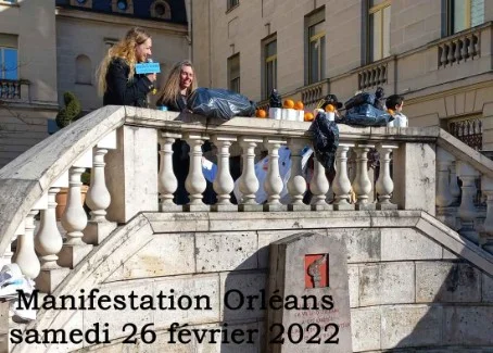 Manifestation à Orléans samedi 26 février 2022