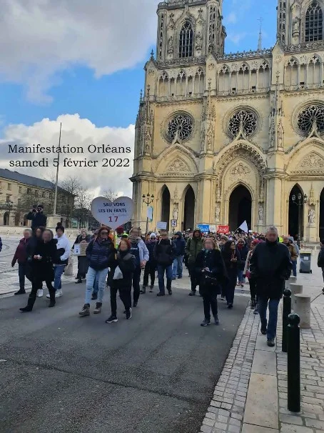 Manifestation à Orléans samedi 5 février 2022