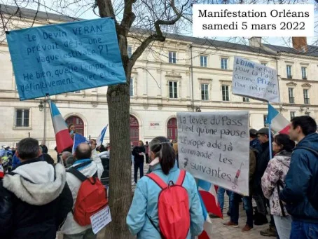Manifestation à Orléans samedi 5 mars 2022